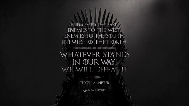 Iron Throne — Black, Dramatic