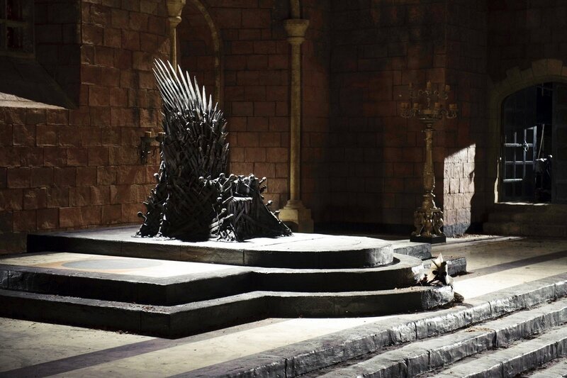 Iron Throne on Platform