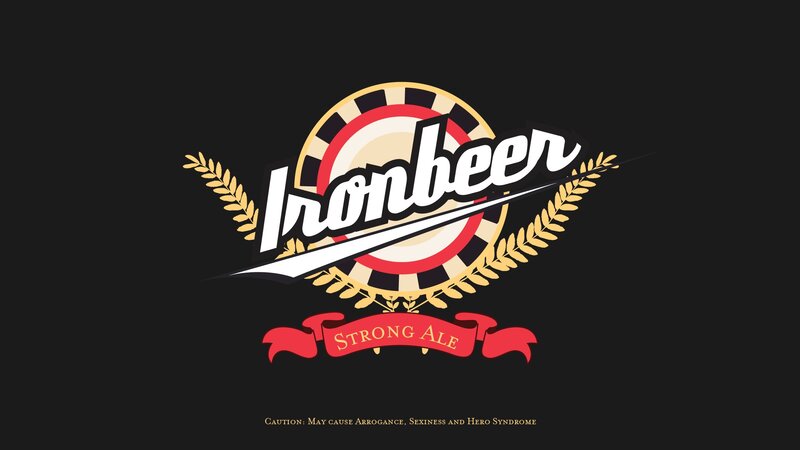 Ironbeer strong ale logo