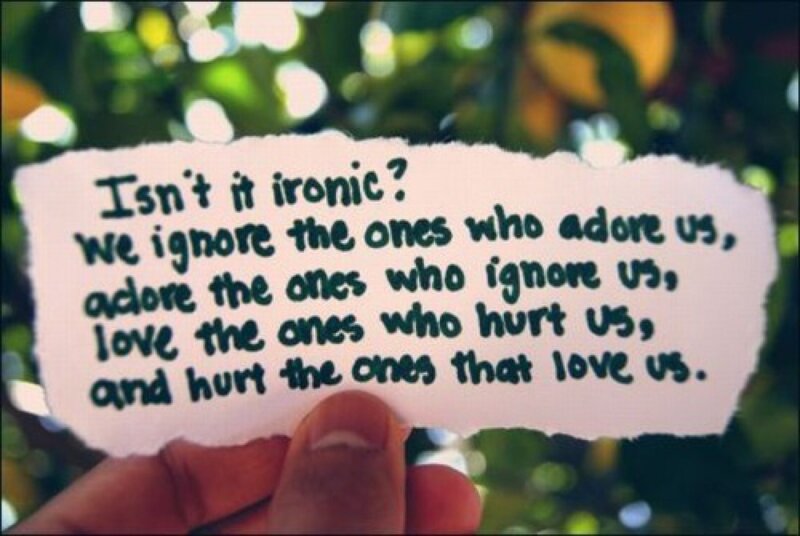ironic love quote