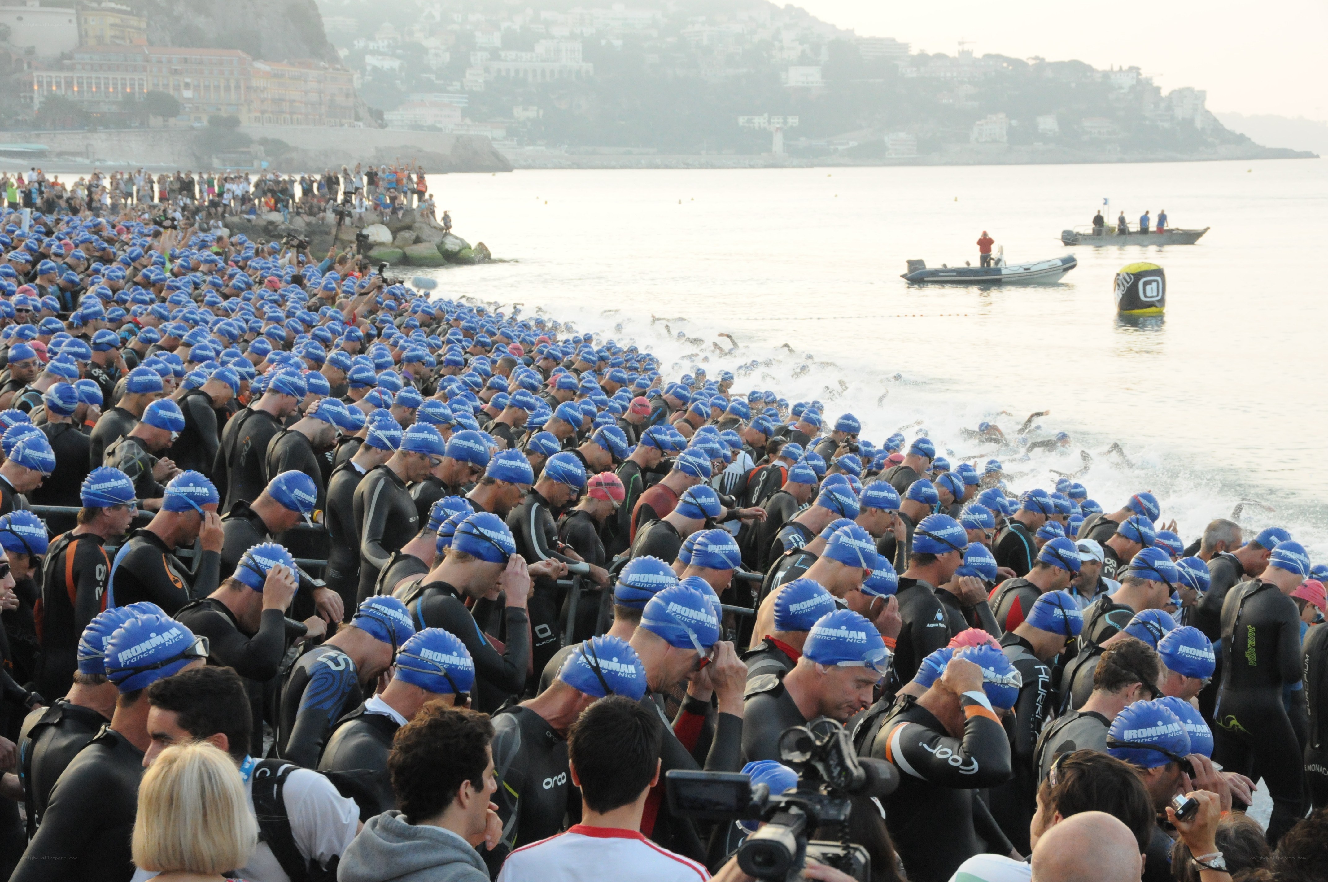 Ironman triathlon swim start