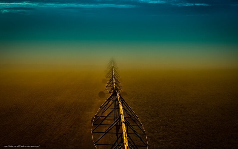 Irrigation system in fog