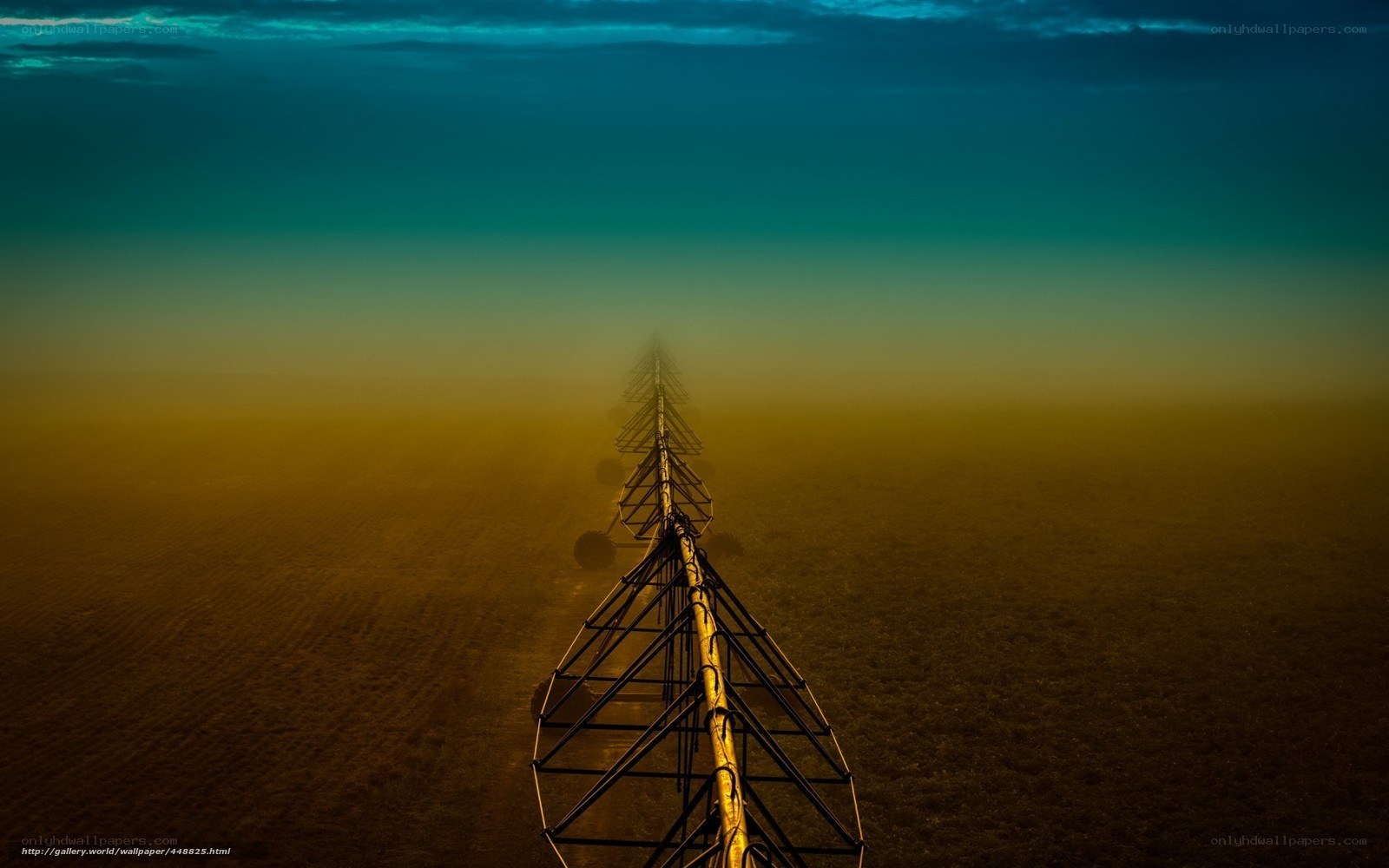 Irrigation system in fog
