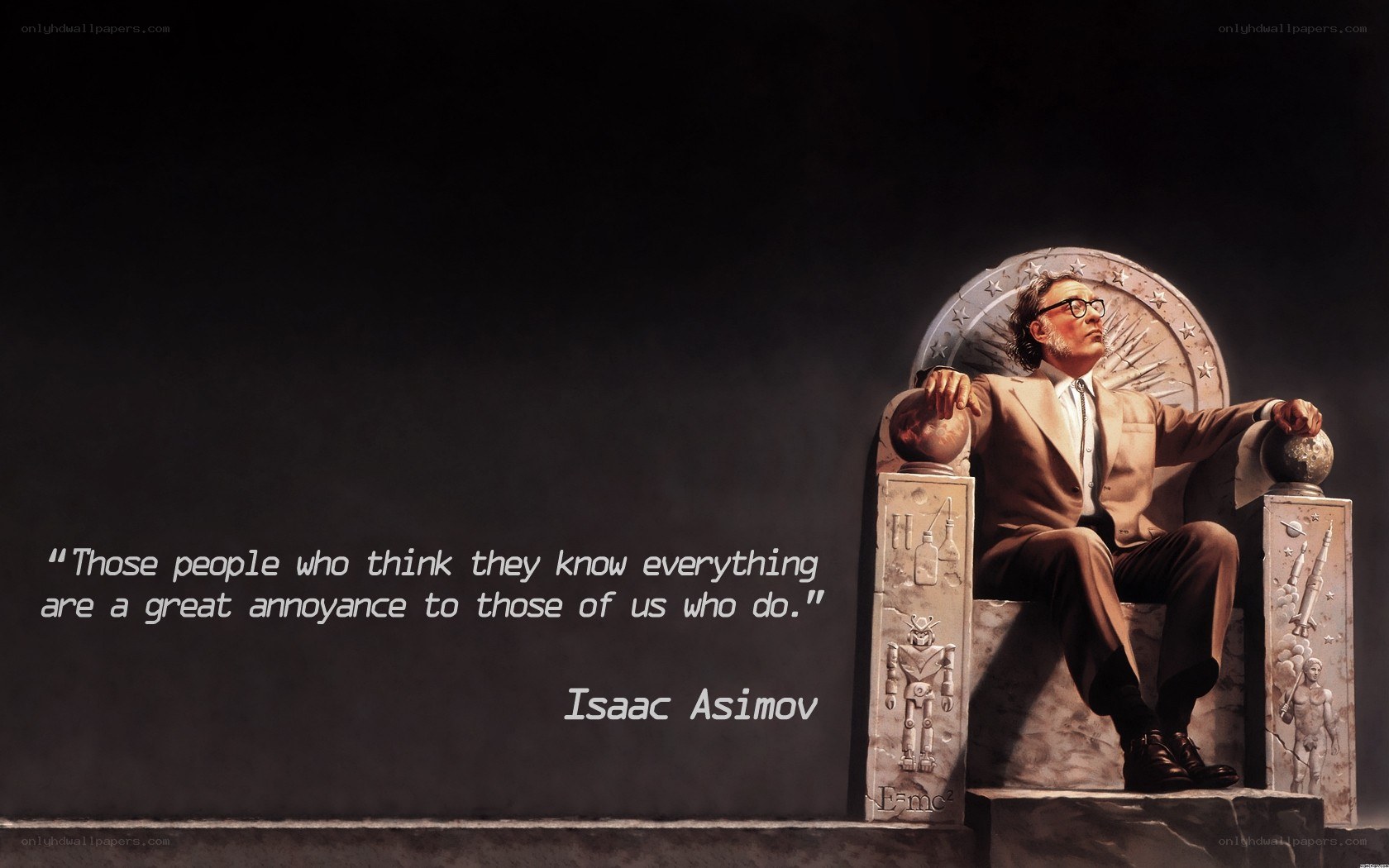 Isaac Asimov quote image