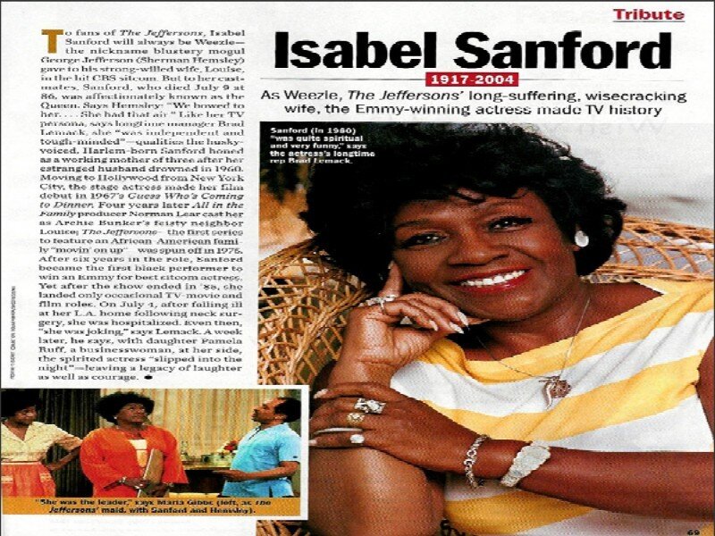 Isabel Sanford Portrait