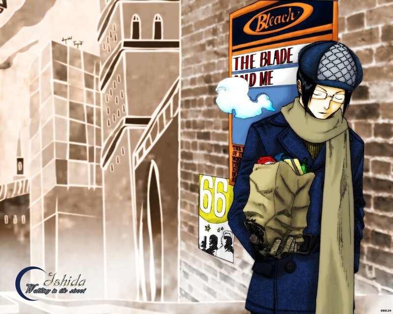 Ishida walking in the street
