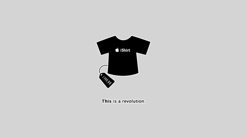 iShirt revolution ad