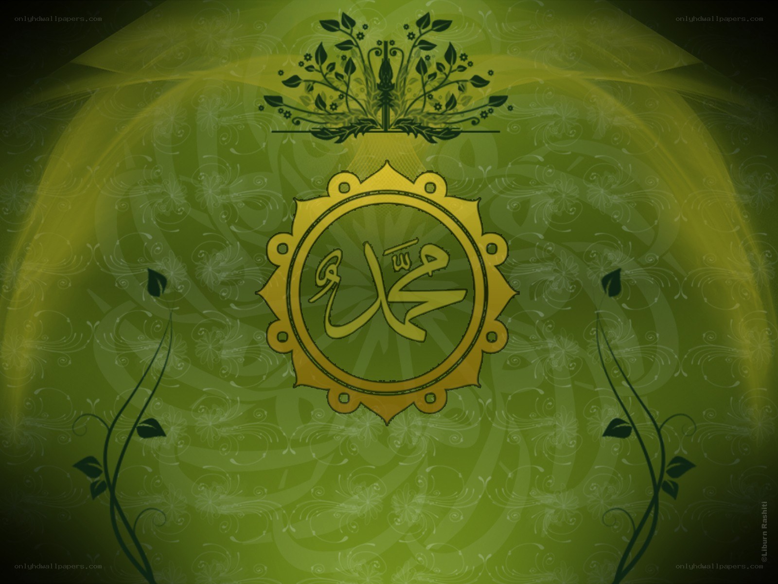 Islamic calligraphy design