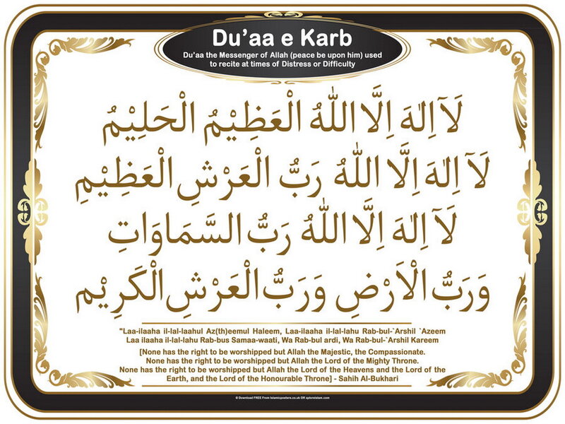 Islamic Prayer Text