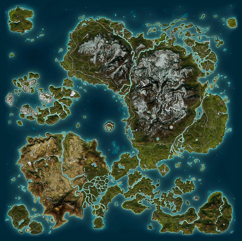 island archipelago map