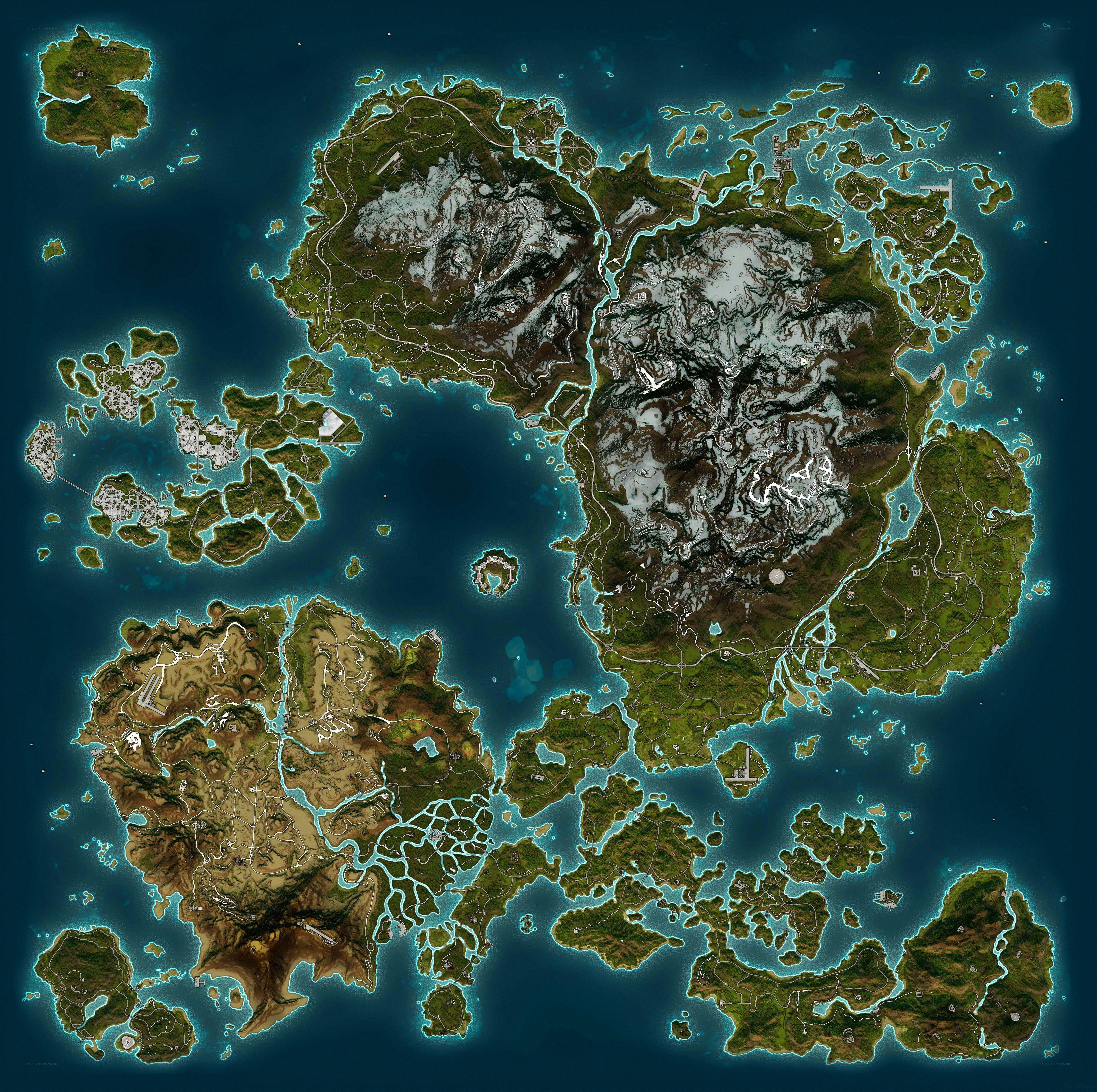 island archipelago map
