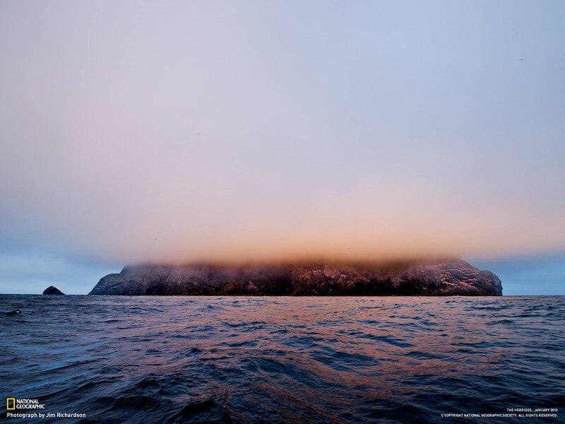 Island at Dawn in the Hebrides