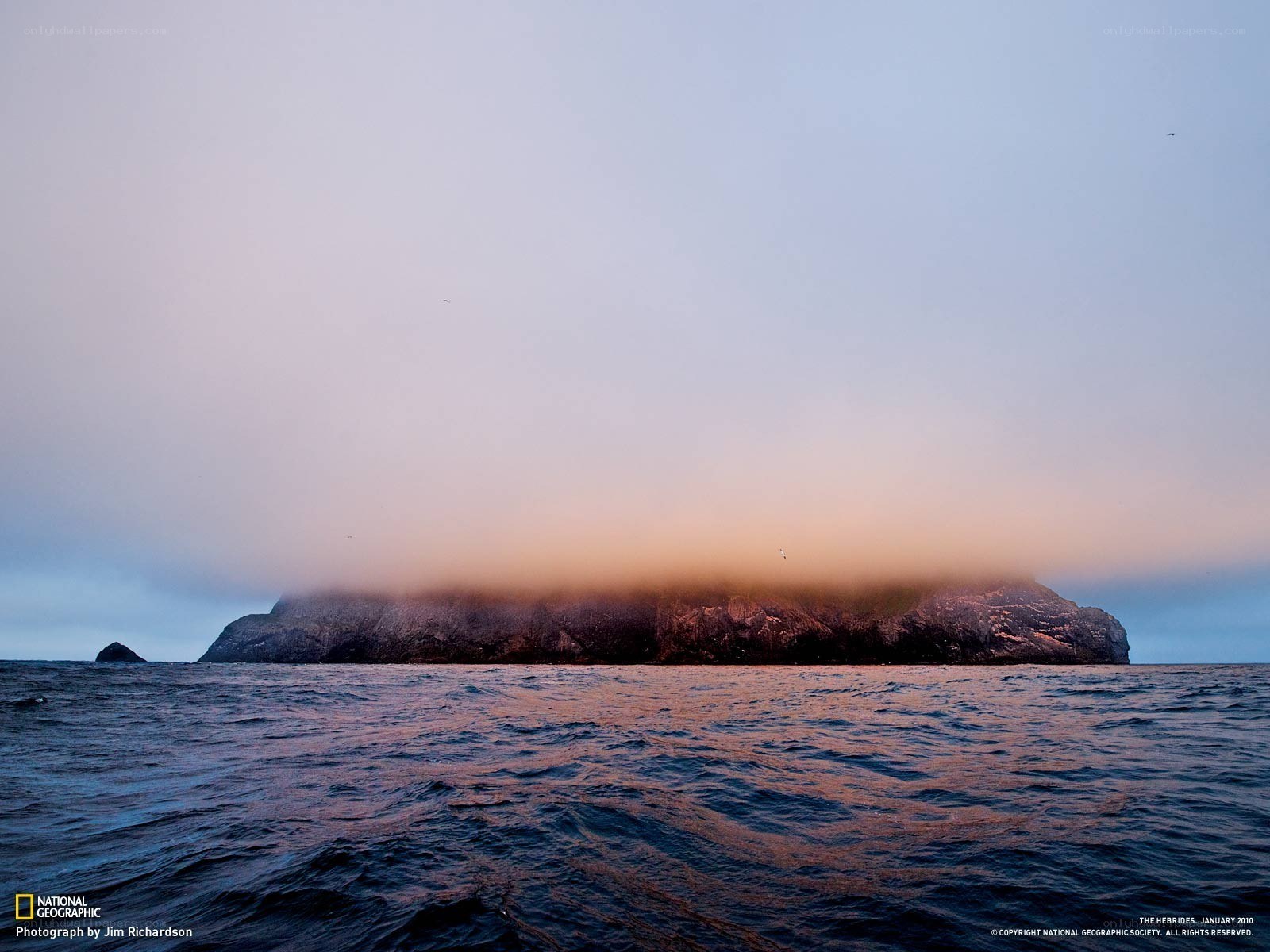 Island at Dawn in the Hebrides