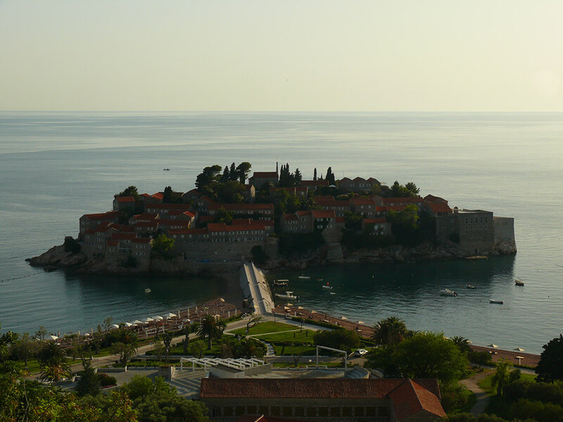 Island Fortress in Bay