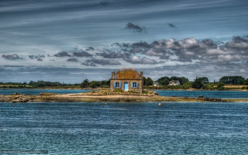 Island house by the sea