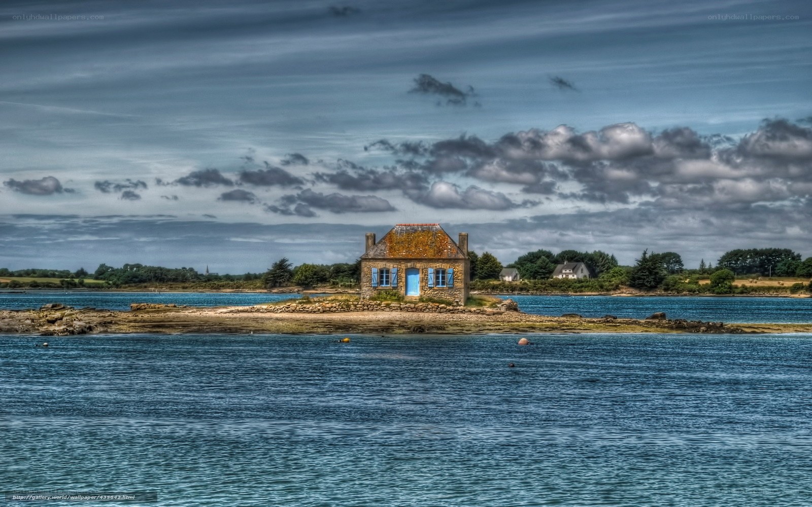 Island house by the sea