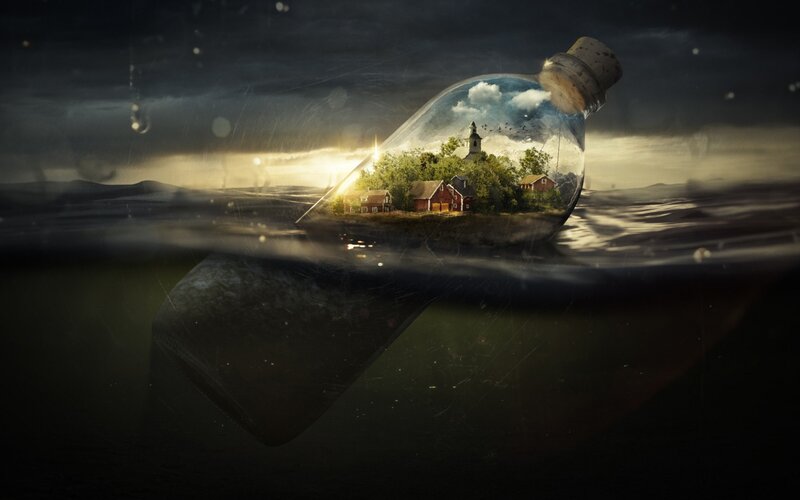 Island in a Bottle — Dark