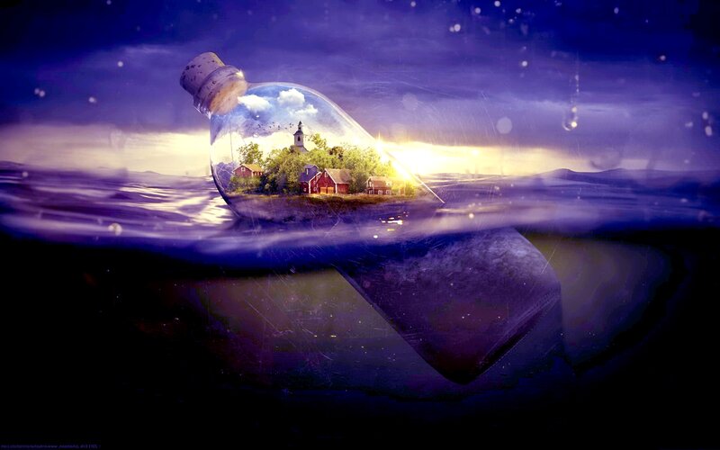 Island in a Bottle