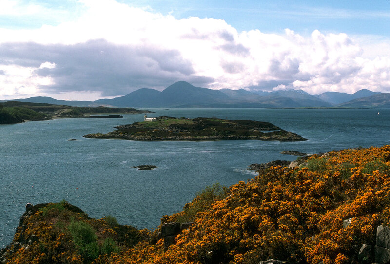 Island in a Scottish bay