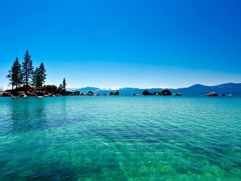 Island in Clear Lake