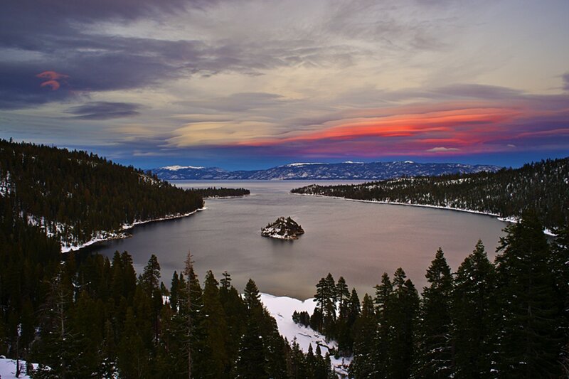 Island in Lake