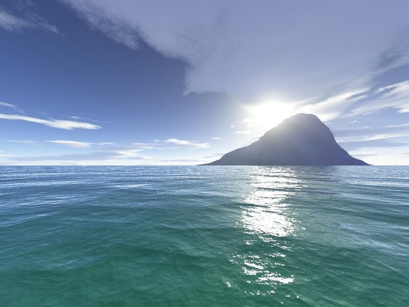 Island in Ocean