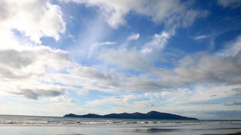 Island in Ocean View — Blue, Serene