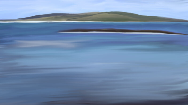Island in the ocean
