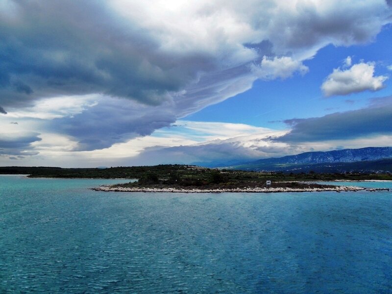 Island in Turquoise Water