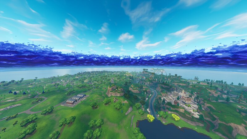 Island Landscape in Game