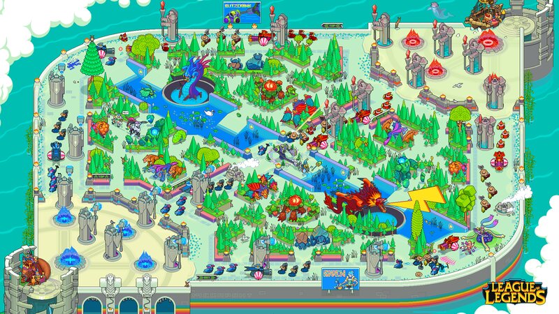 Island Map with Dragons