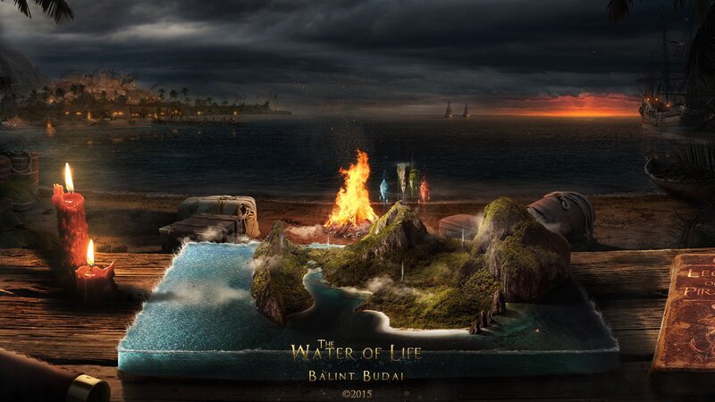Island Model on Table