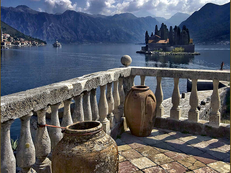 Island Monastery in Bay