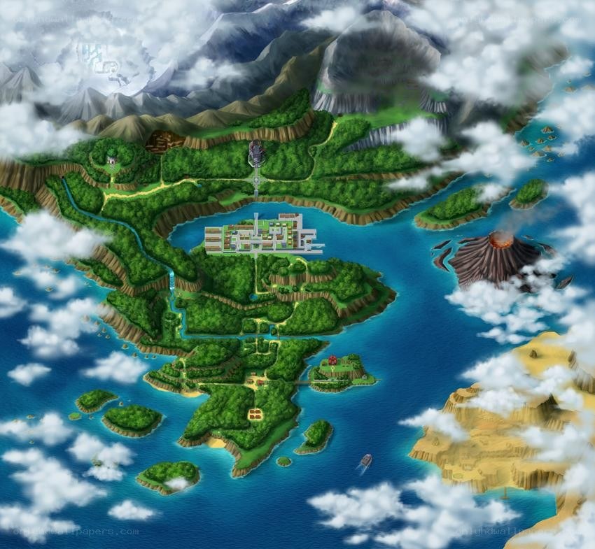 island region map