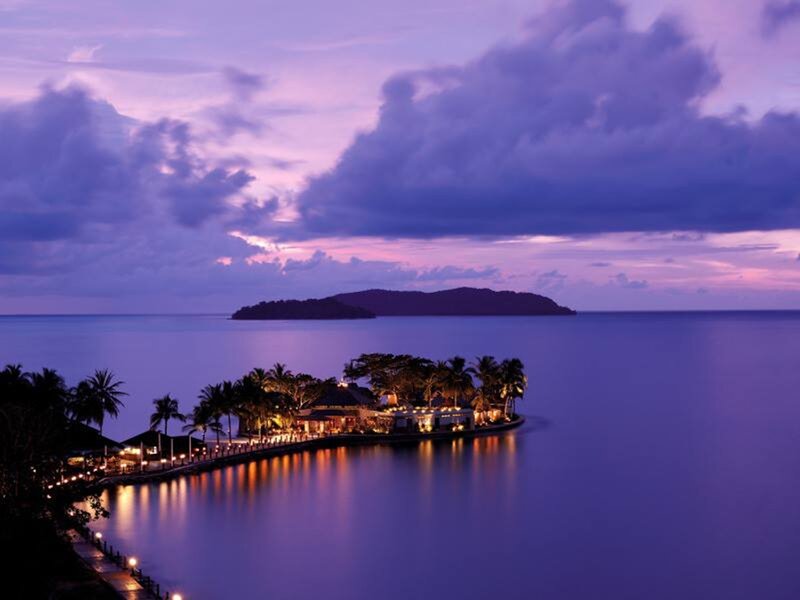 Island Resort at Dusk