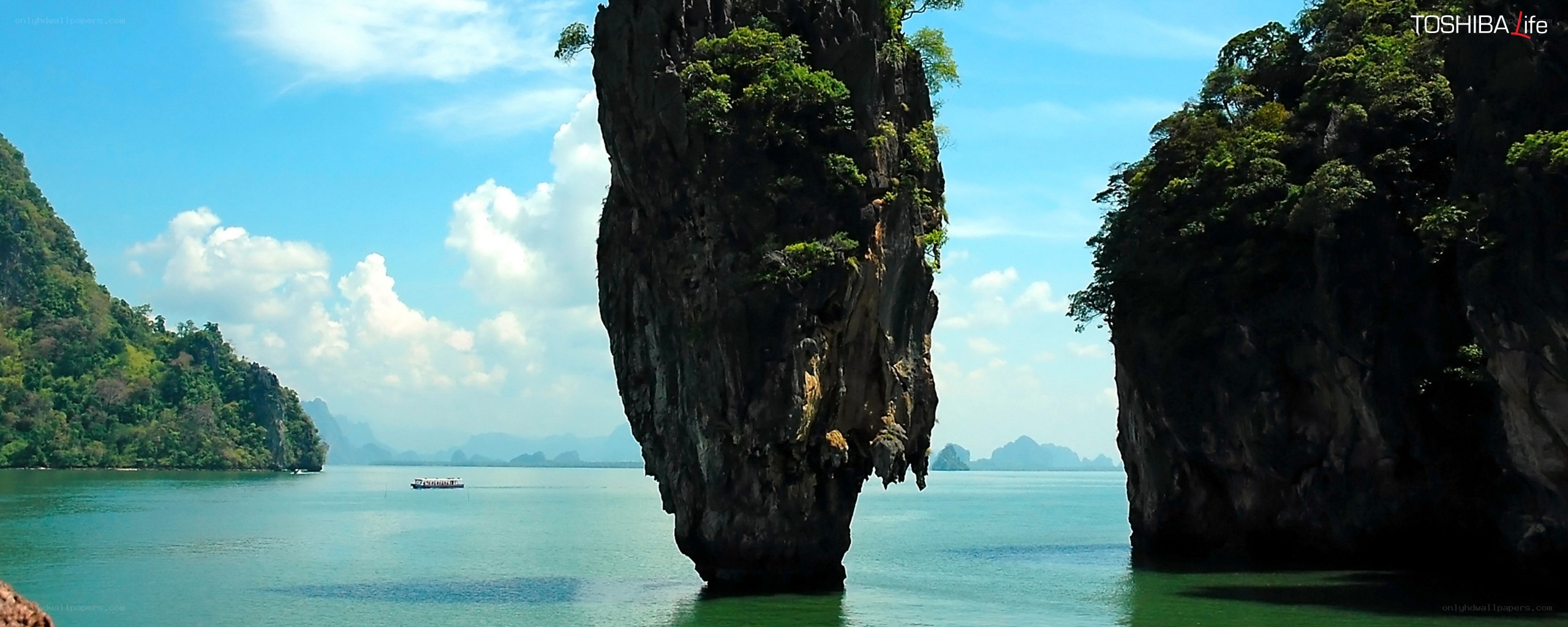 Island rock formations in Thailand