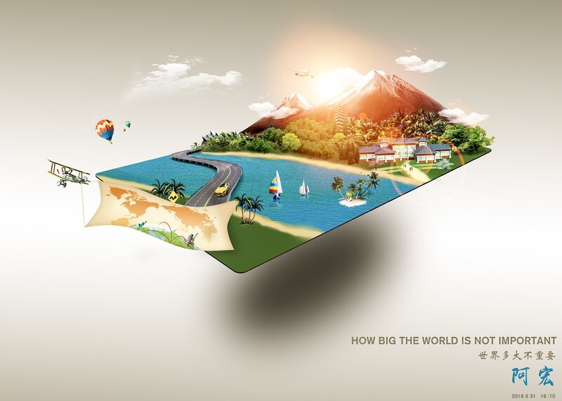 Island Travel Scene