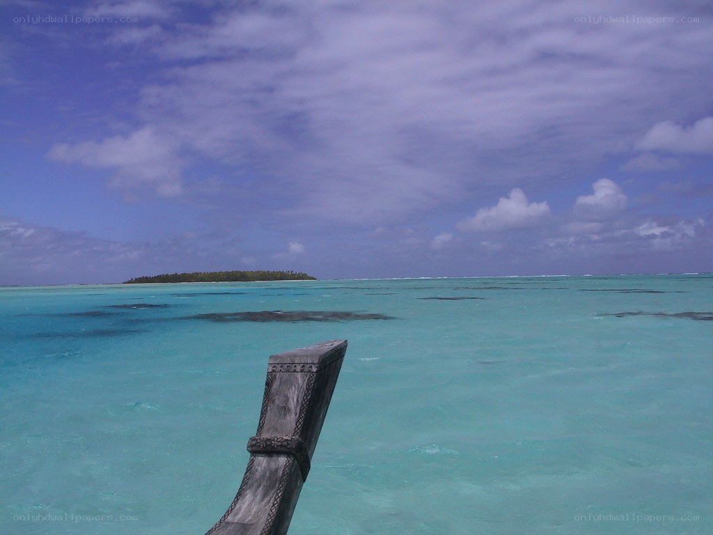 Island view from boat