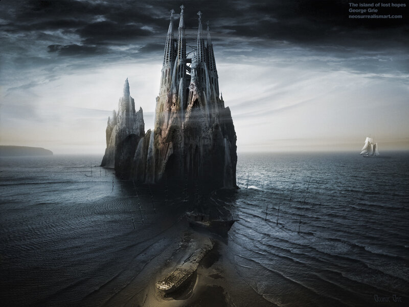 Island with Cathedral