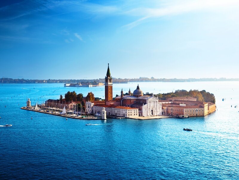 Island with Church and Tower