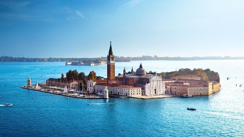 Island with Church Tower