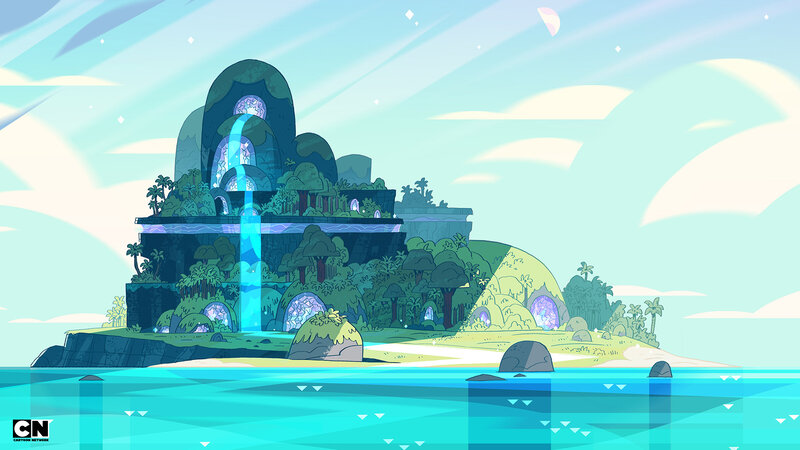 Island with Crystal Structure