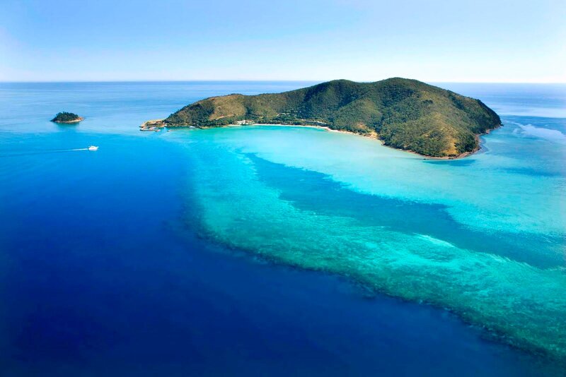 Island with Turquoise Water