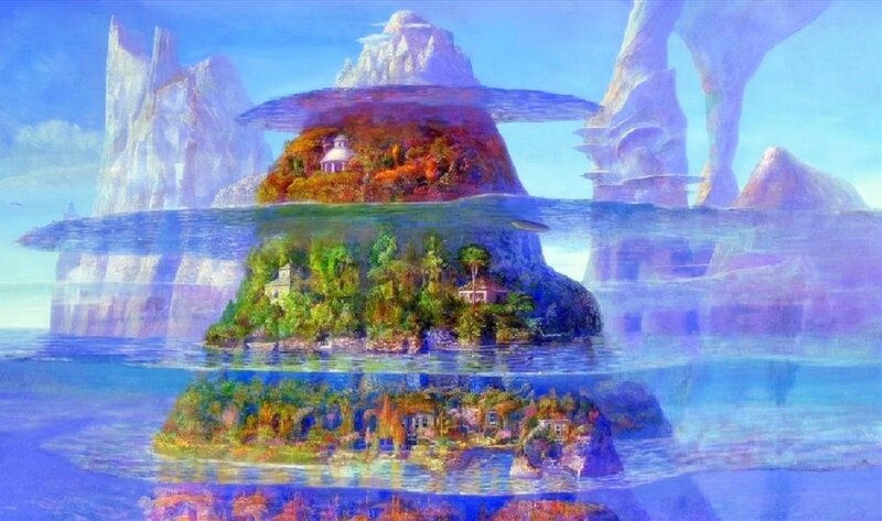 Island with Underwater View