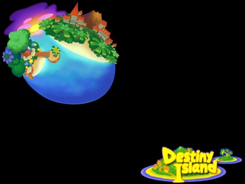 Island with Village