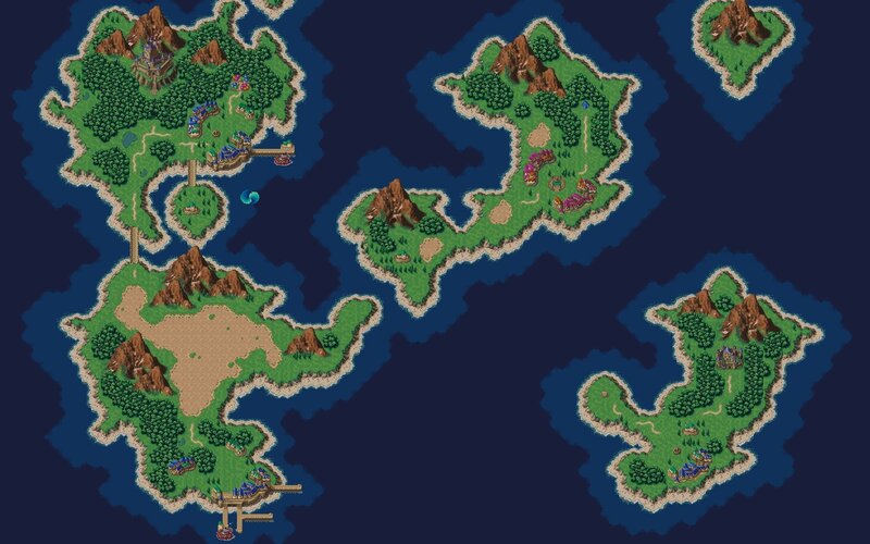island world map