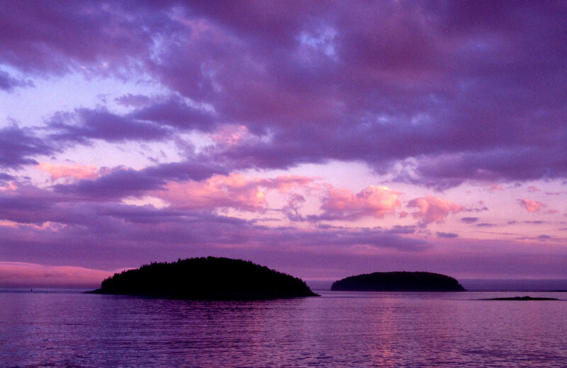 Islands at Dusk — Purple