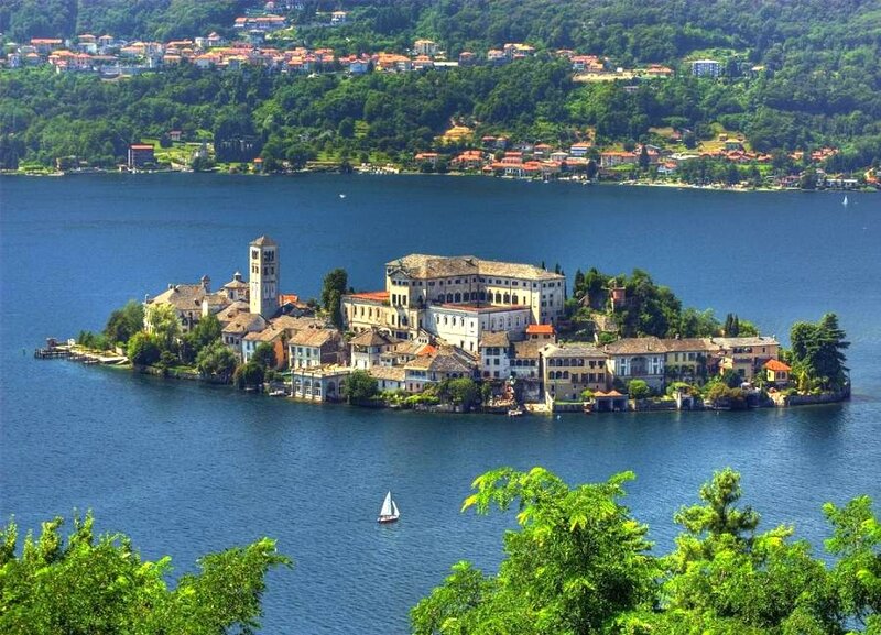 Isola di San Giulio on Lake Orta