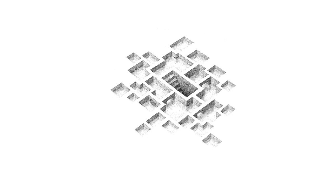 isometric architectural drawing