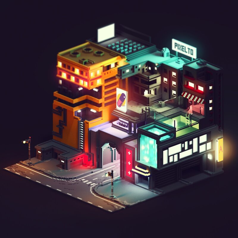 Isometric City Block